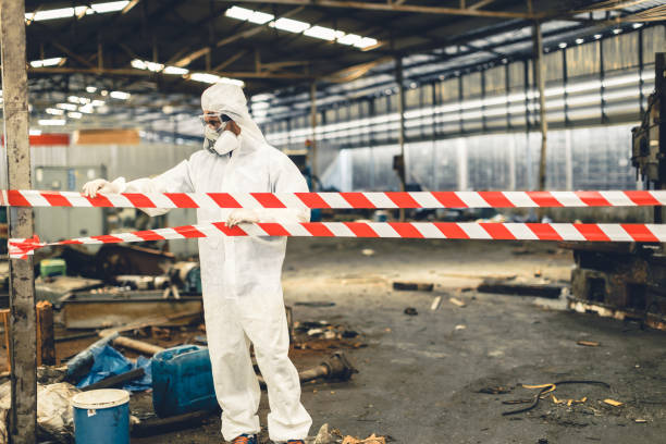 Professional Infectious Disease Decontamination technician working in Allen, NE
